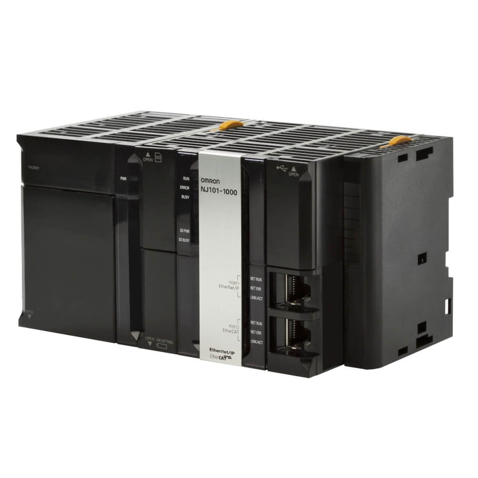 Omron NJ101-9000 Sysmac CPU Unit | SQL Database Connection, EtherCAT & EtherNet/IP-vezhoo