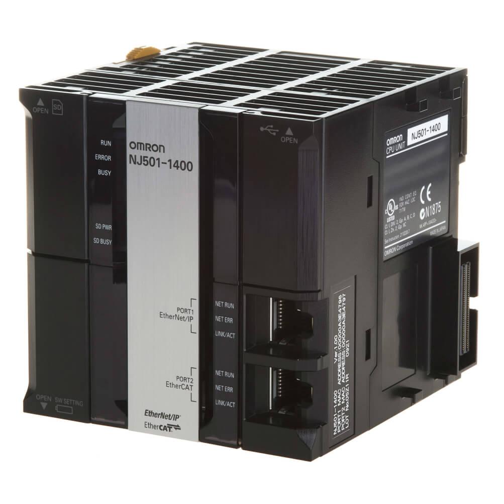 Omron NJ501-1400 Sysmac CPU Unit | 32-Axis Motion Control, OPC UA, EtherCAT & EtherNet/IP-vezhoo