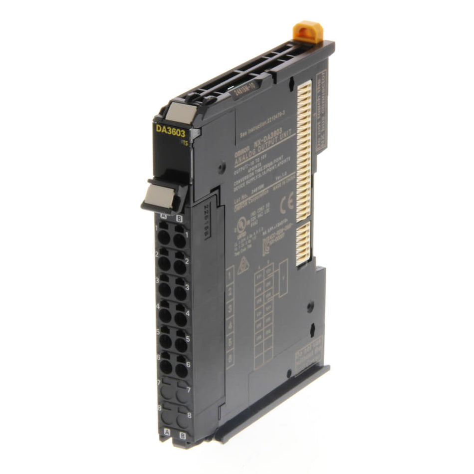 Omron NX-DA3603 Analog Output Unit | 4-Point, 0-10V / 4-20mA, High Resolution, NX Series-vezhoo