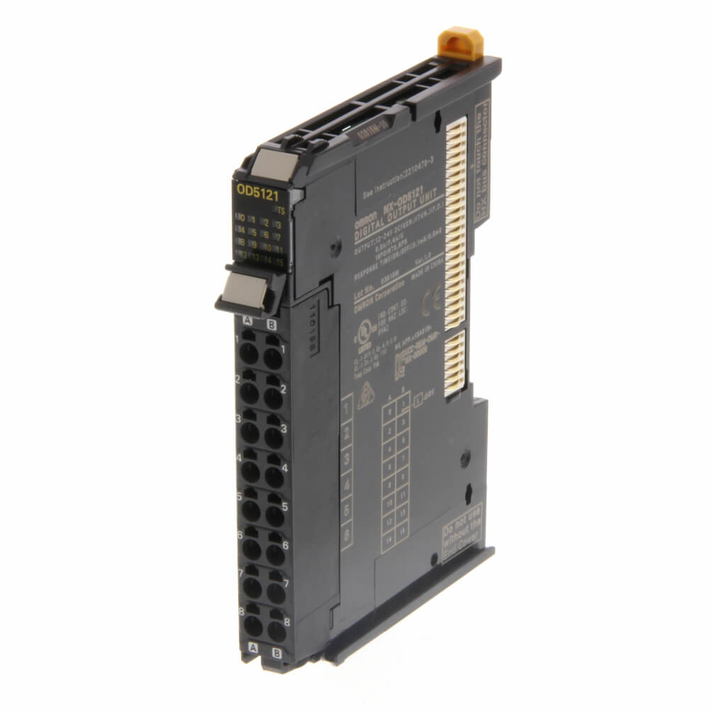 Omron NX-OD5121 Digital Output Unit | 16-Point Transistor (Sourcing), 24V DC, NX Series I/O-vezhoo