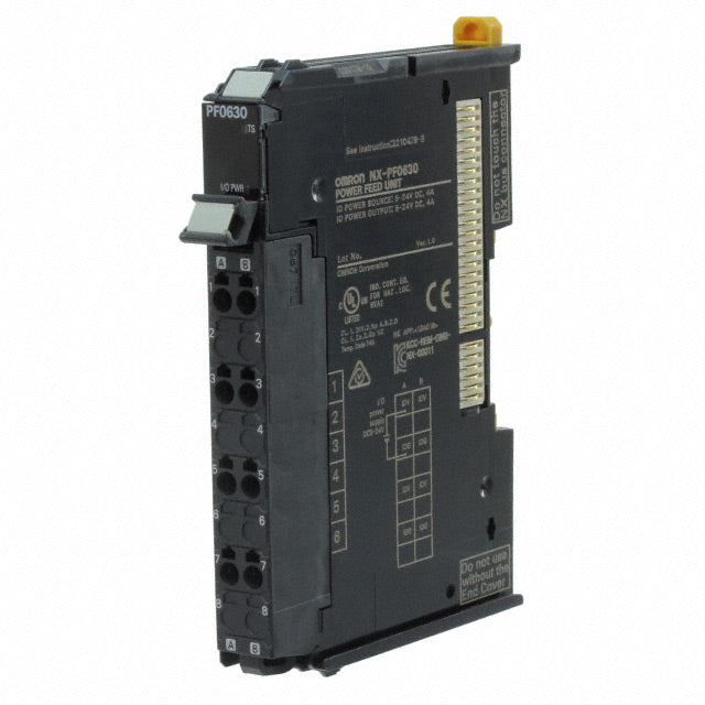 Omron NX-PF0630 Sysmac PLC I/O Power Feed Unit | 24V DC, 4A, NX-Series-vezhoo