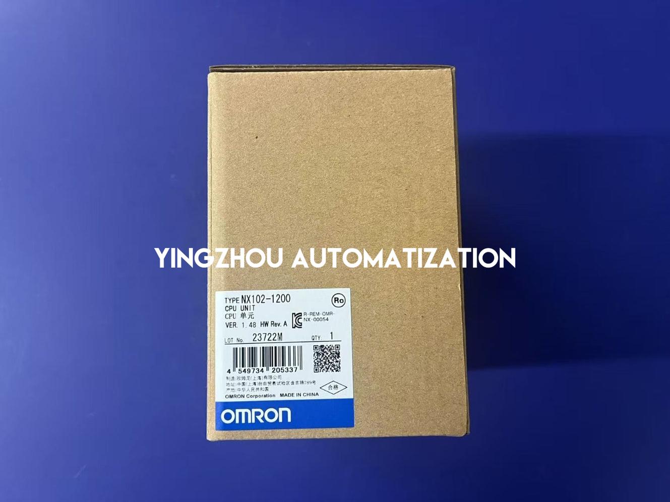 Omron NX102-1200 Sysmac CPU Unit | Compact Controller, 128 Axes, EtherNet/IP & EtherCAT Integrated-vezhoo