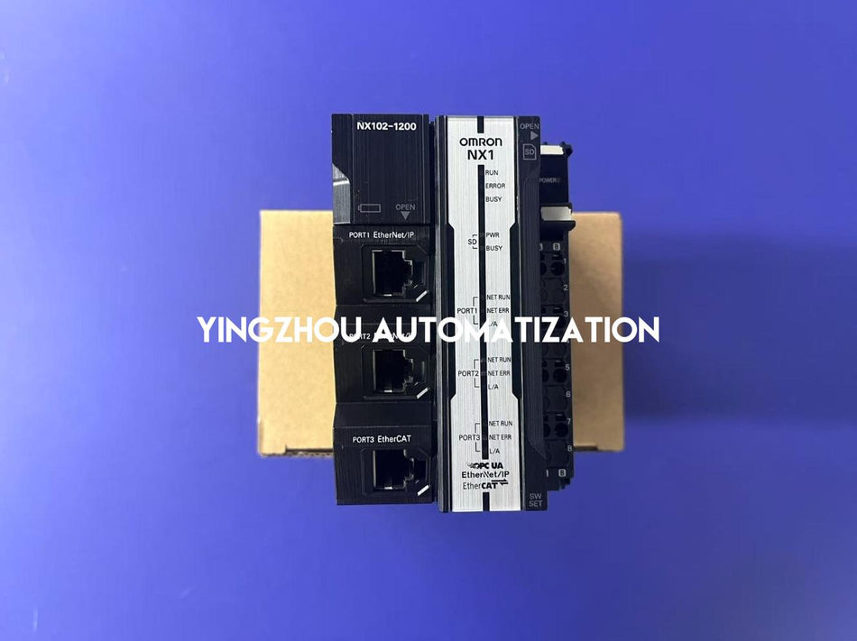 Omron NX102-1200 Sysmac CPU Unit | Compact Controller, 128 Axes, EtherNet/IP & EtherCAT Integrated-vezhoo