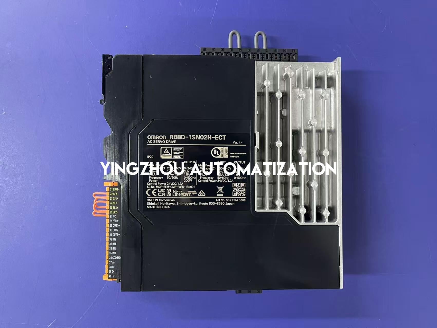 Omron R88D-1SN02H-ECT 1S Series Servo Drive | 200W, 230V, EtherCAT Communication-vezhoo