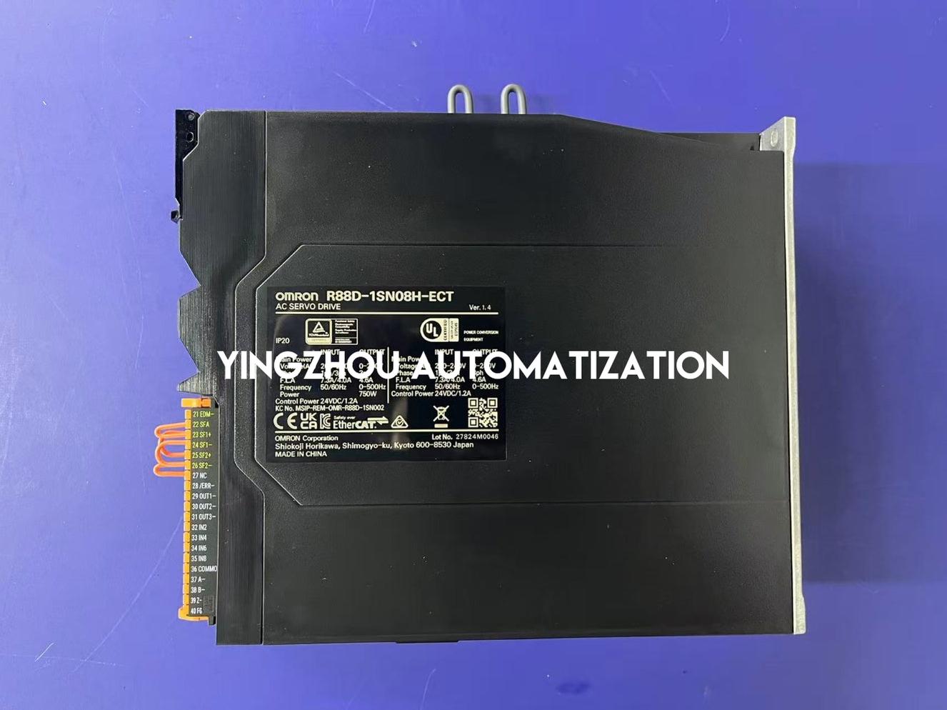 Omron R88D-1SN08H-ECT 1S Series Servo Drive | 750W, 230V, EtherCAT Communication-vezhoo