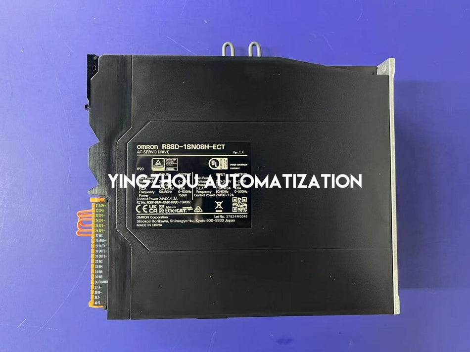 Omron R88D-1SN08H-ECT 1S Series Servo Drive | 750W, 230V, EtherCAT Communication-vezhoo