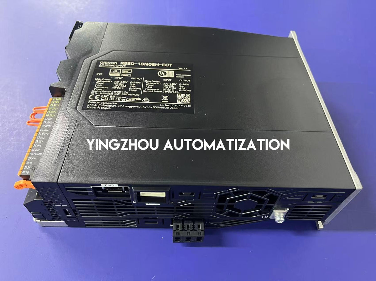 Omron R88D-1SN08H-ECT 1S Series Servo Drive | 750W, 230V, EtherCAT Communication-vezhoo