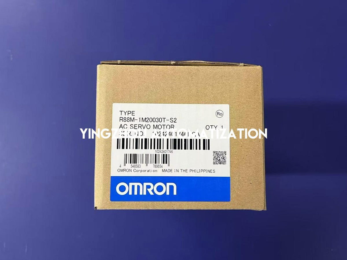Omron R88M-1M20030T-S2 1S Series Servo Motor | 200W, 3000 RPM, 230V, Absolute Encoder, No Brake-vezhoo