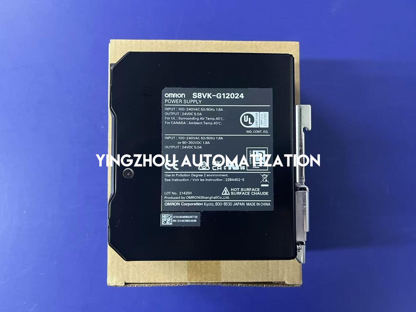 Omron S8VK-G12024 Switch-Mode Power Supply - 24V DC, 5A, 120W, DIN Rail Mount-vezhoo