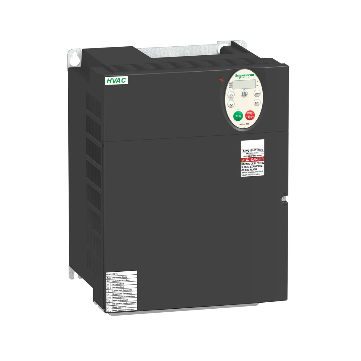 Schneider ATV212HD18N4 Altivar 212 VFD | 18.5kW / 25HP | 380-480V | 3-Phase HVAC Drive-vezhoo