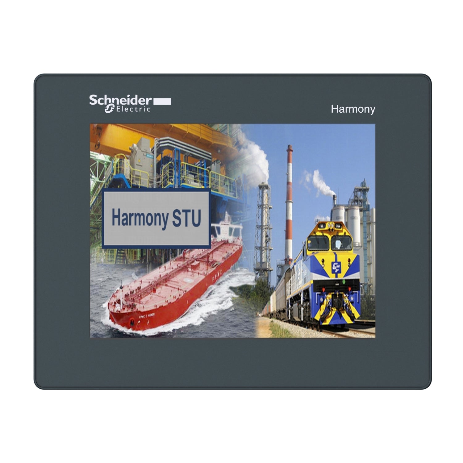 Schneider HMISTU855 Harmony STU HMI | 5.7" Colour Touchscreen | 22mm Hole Mount | 24V DC-vezhoo