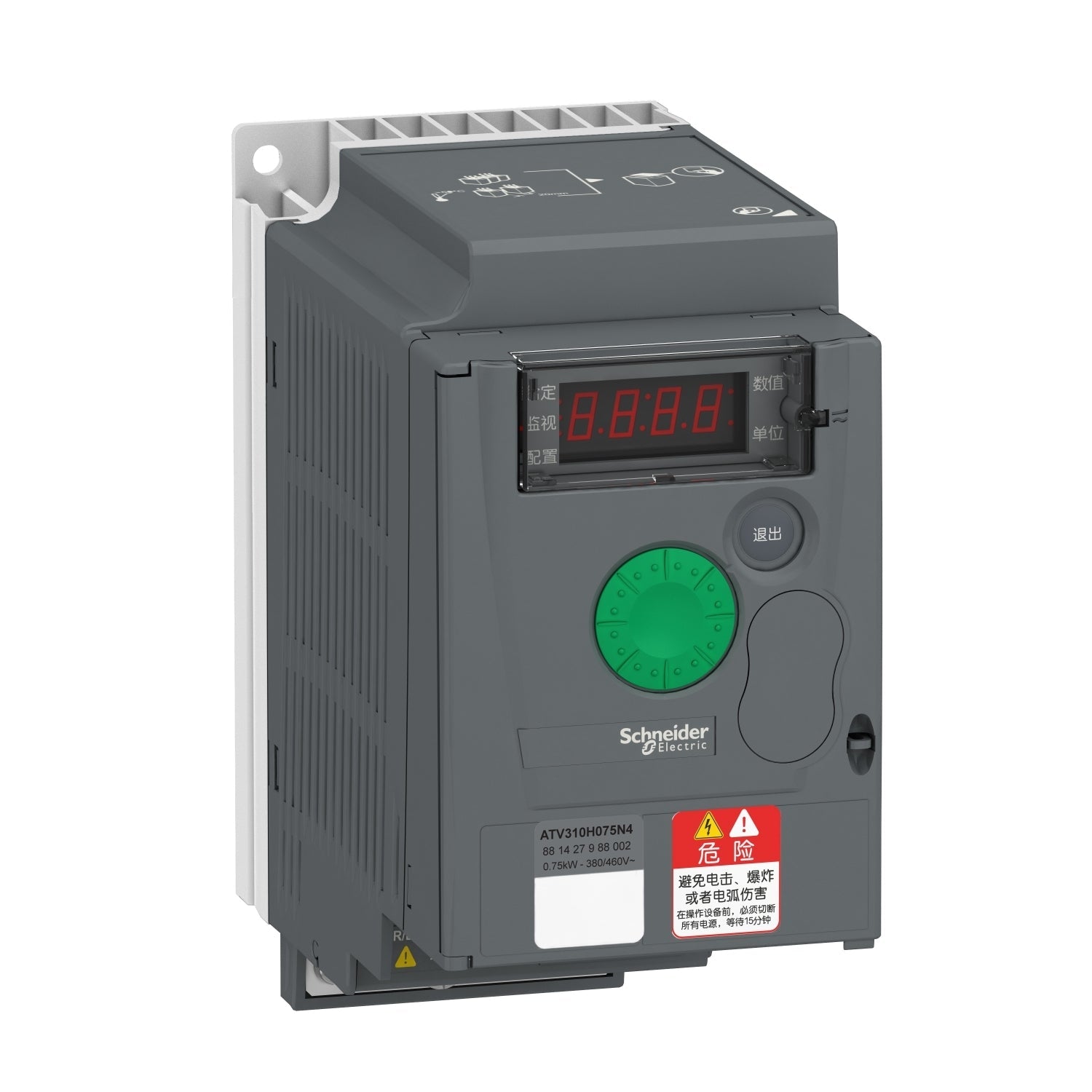 Schneider ATV310H075N4A Altivar Easy 310 VFD | 0.75 kW / 1.0 HP | 460V 3-Phase | Compact Drive-vezhoo