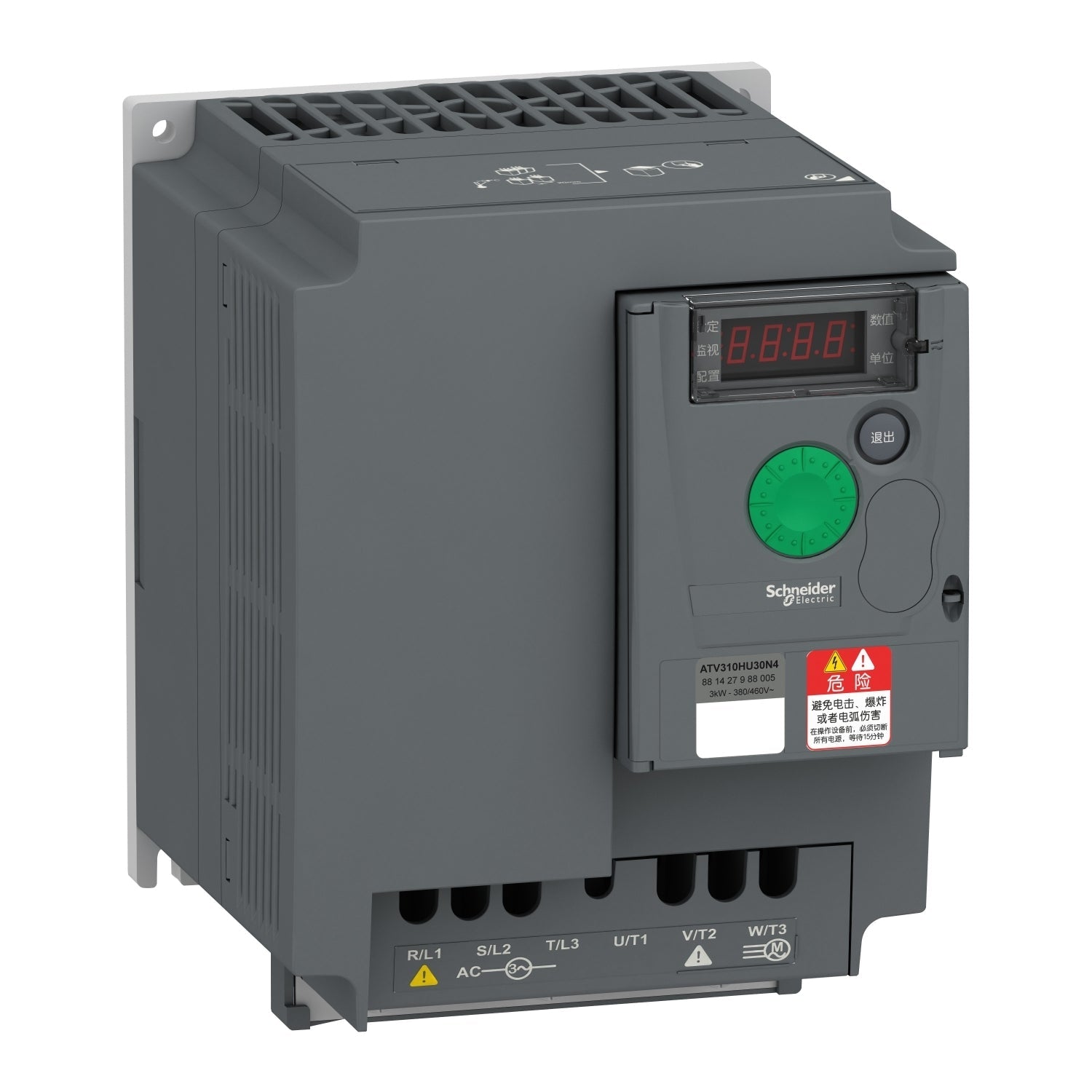 Schneider ATV310HU30N4A Altivar Easy 310 VFD | 3.0 kW / 4.0 HP | 460V 3-Phase | Compact Drive-vezhoo