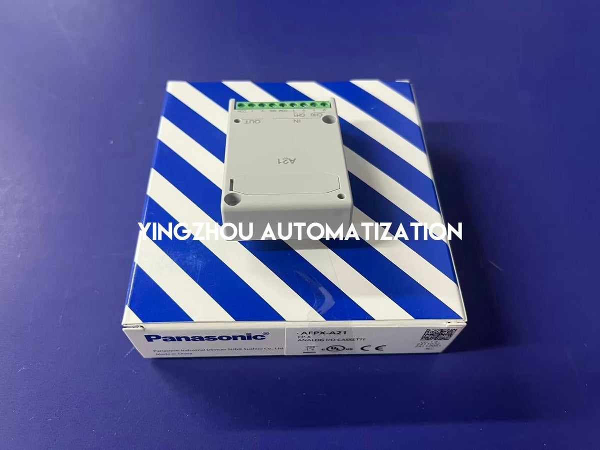 Panasonic AFPX-A21 Analog Expansion Cassette - 2 Inputs, 1 Output for FP-X PLC-vezhoo
