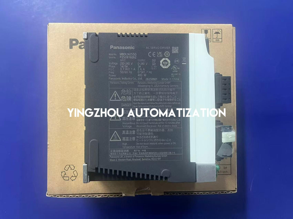 Panasonic MINAS A6 Series Servo Drive | MBDLN25SG | 200V | 400W | Pulse/Analog-vezhoo
