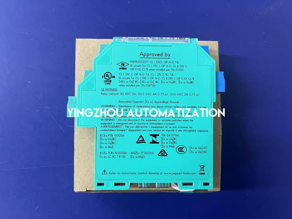Pepperl+Fuchs KFD2-SR2-Ex2.W Switch Amplifier - 2-Channel, 230V AC, Relay Output-vezhoo