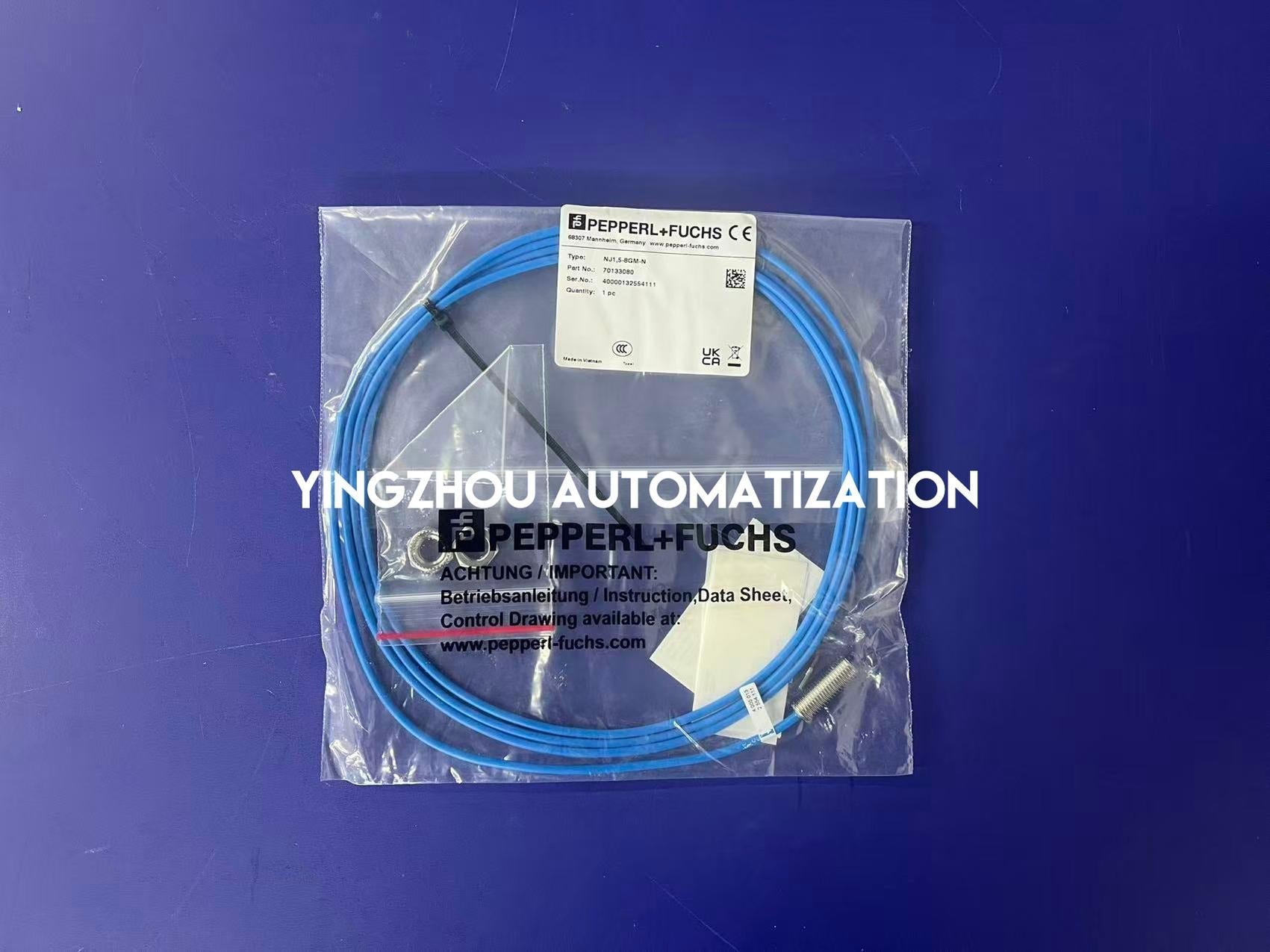 Pepperl+Fuchs NJ1,5-8GM-N Inductive Sensor - M8, 1.5mm Range, NAMUR-vezhoo