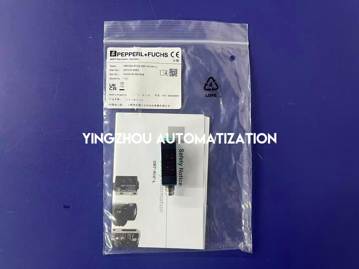 Pepperl+Fuchs OBT300-R100-2EP-IO-V31-L Laser Sensor - 300mm Range, IO-Link-vezhoo