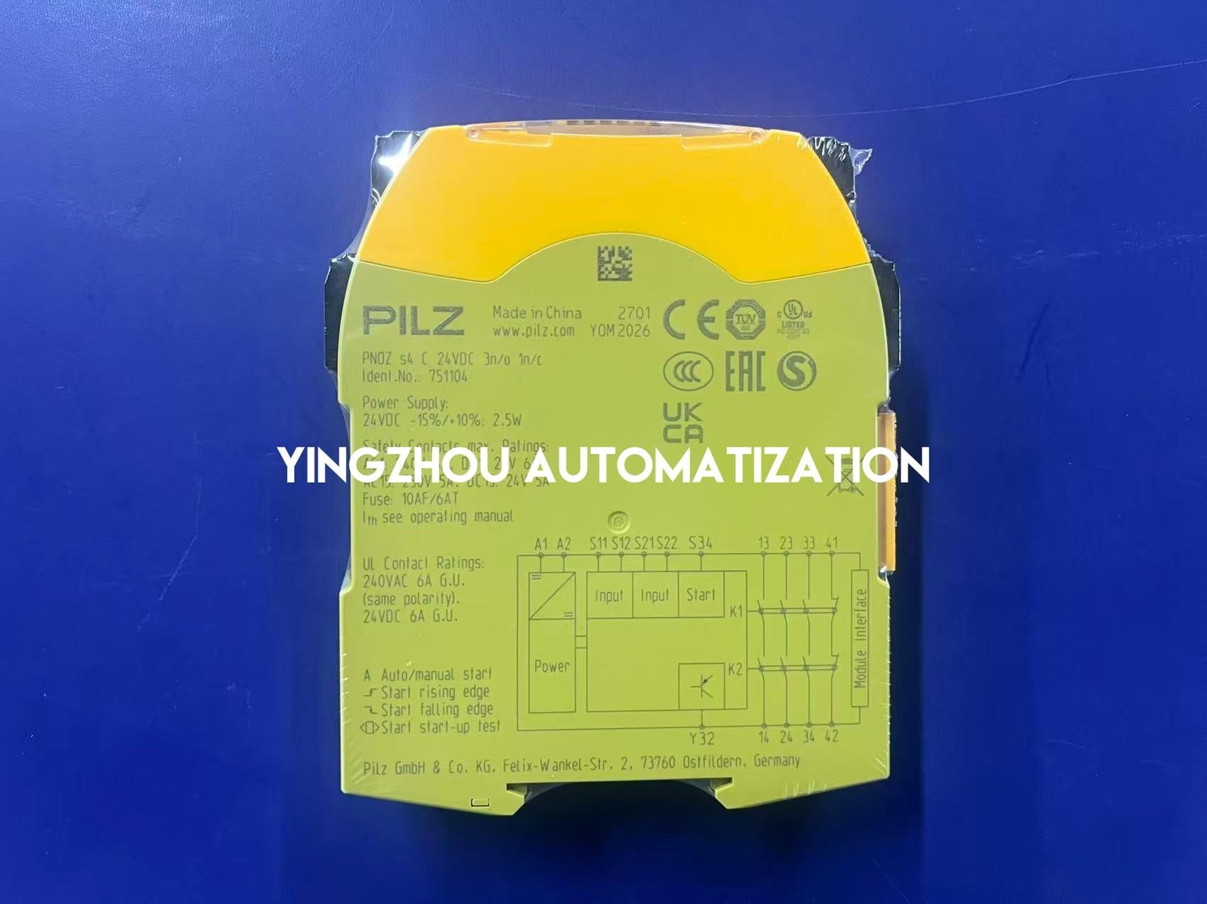 Pilz 751104 PNOZ s4 Safety Relay | 24V DC | 3 n/o 1 n/c | selectable reset-vezhoo