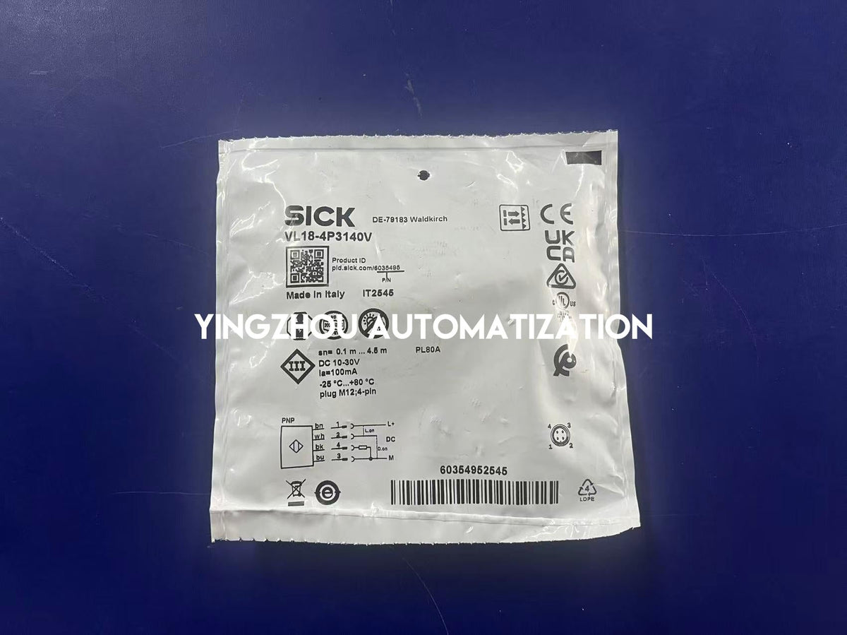 SICK VL18-4P3140V Retro-Reflective Sensor | 6035495 | Stainless Steel | M18-vezhoo