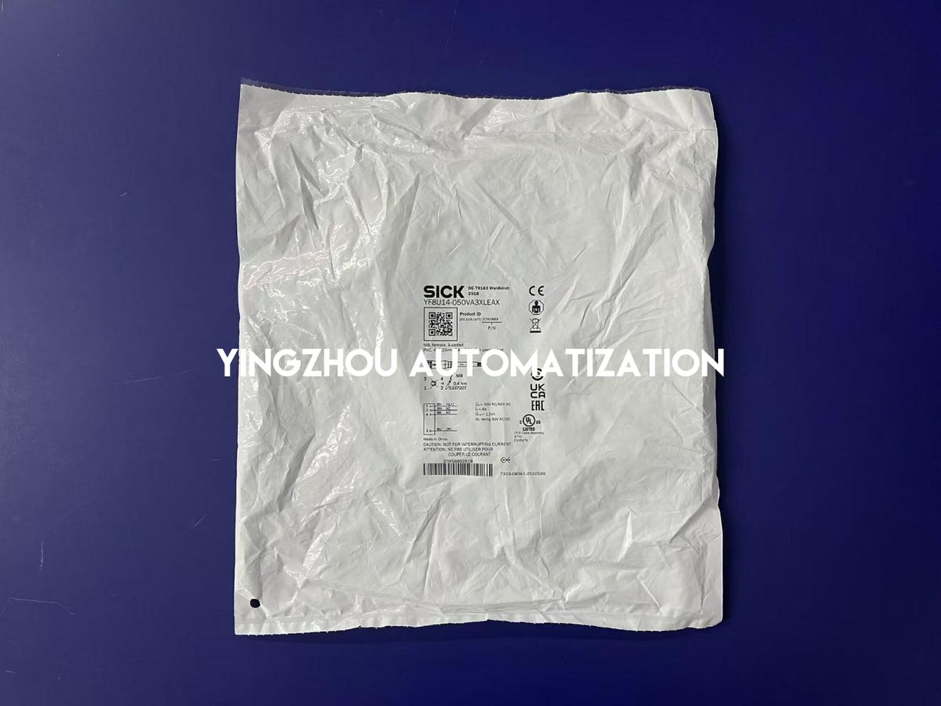 SICK YF8U14-050VA3XLEAX Sensor/Actuator Cable - M8 Female to Open End, 5m PVC-vezhoo