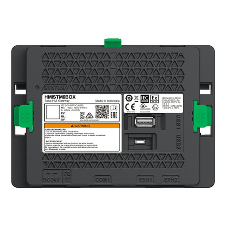 Schneider HMISTM6BOX Harmony STM6 Rear Logic Module | Dual Ethernet | 24V DC-vezhoo