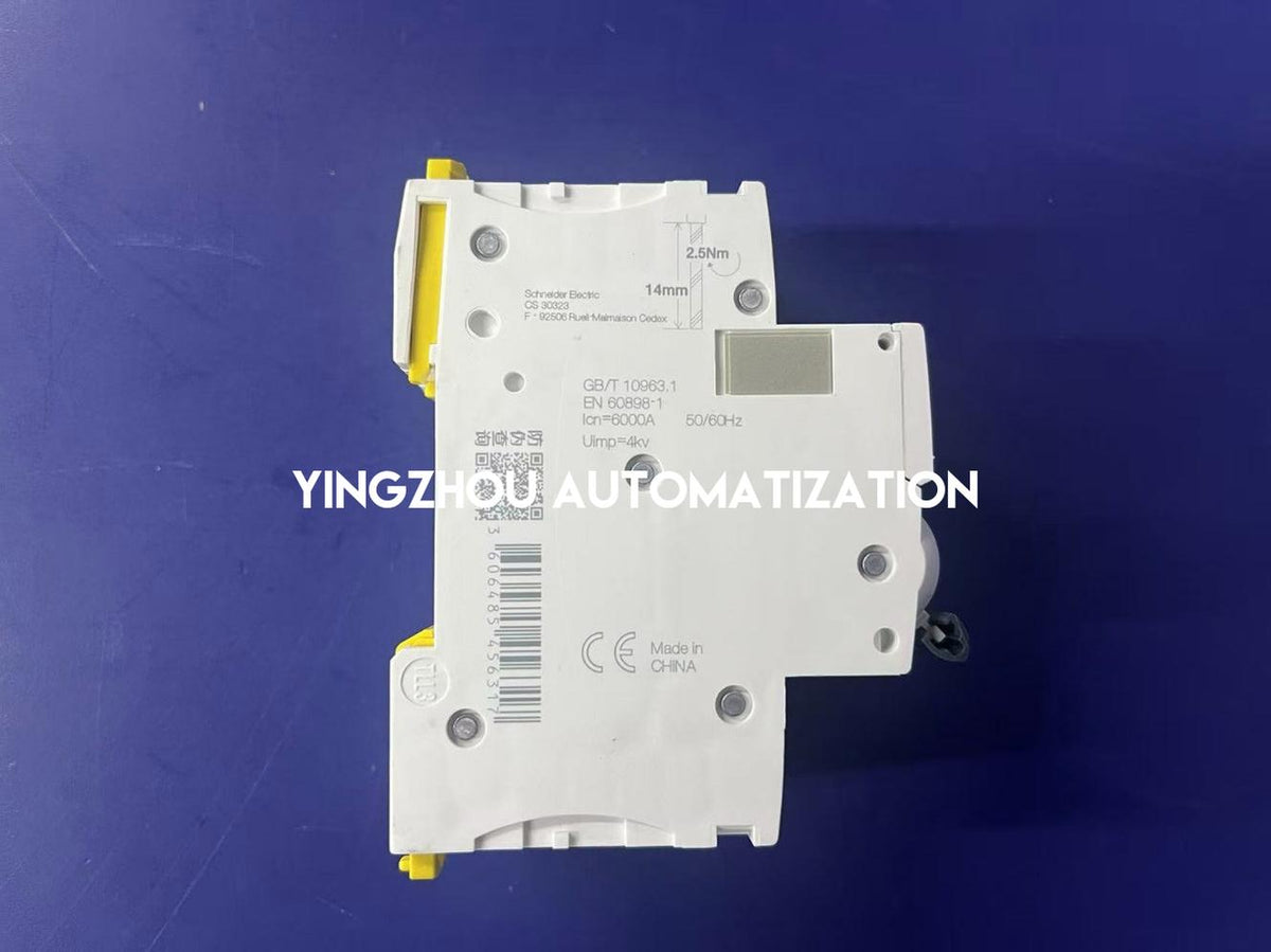 Schneider Electric A9F19202 Acti9 iC60N Circuit Breaker | 2-Pole, 10A, D-Curve, 6kA/10kA-vezhoo