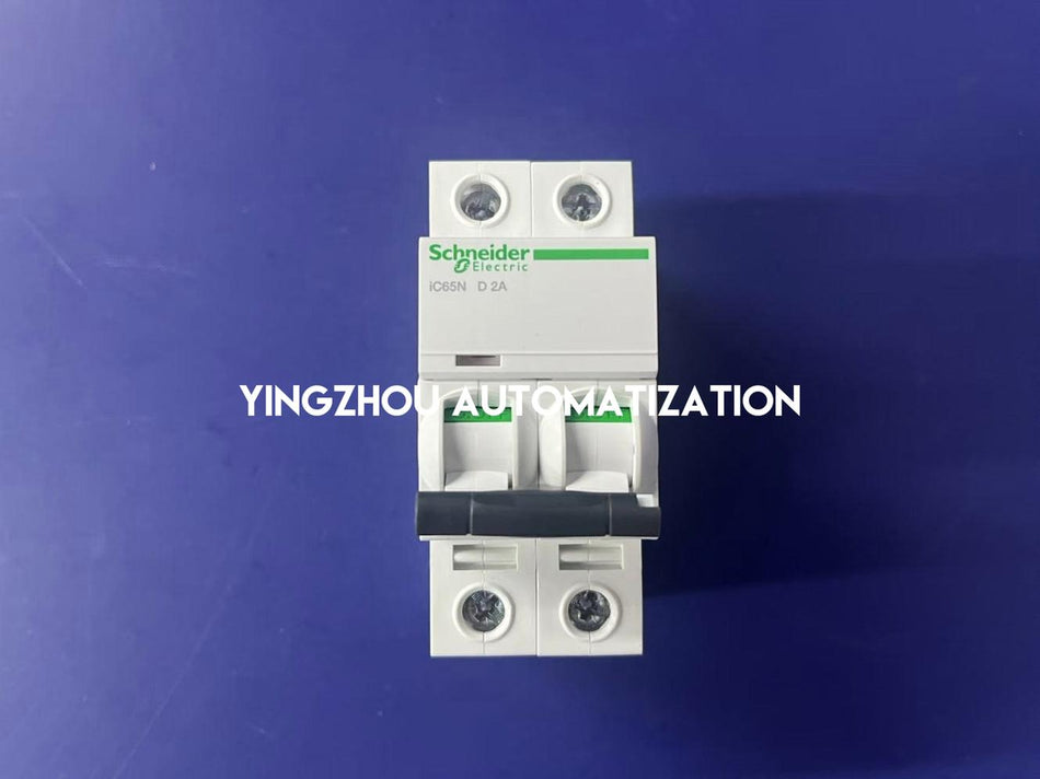 Schneider Electric A9F19202 Acti9 iC60N Circuit Breaker | 2-Pole, 10A, D-Curve, 6kA/10kA-vezhoo