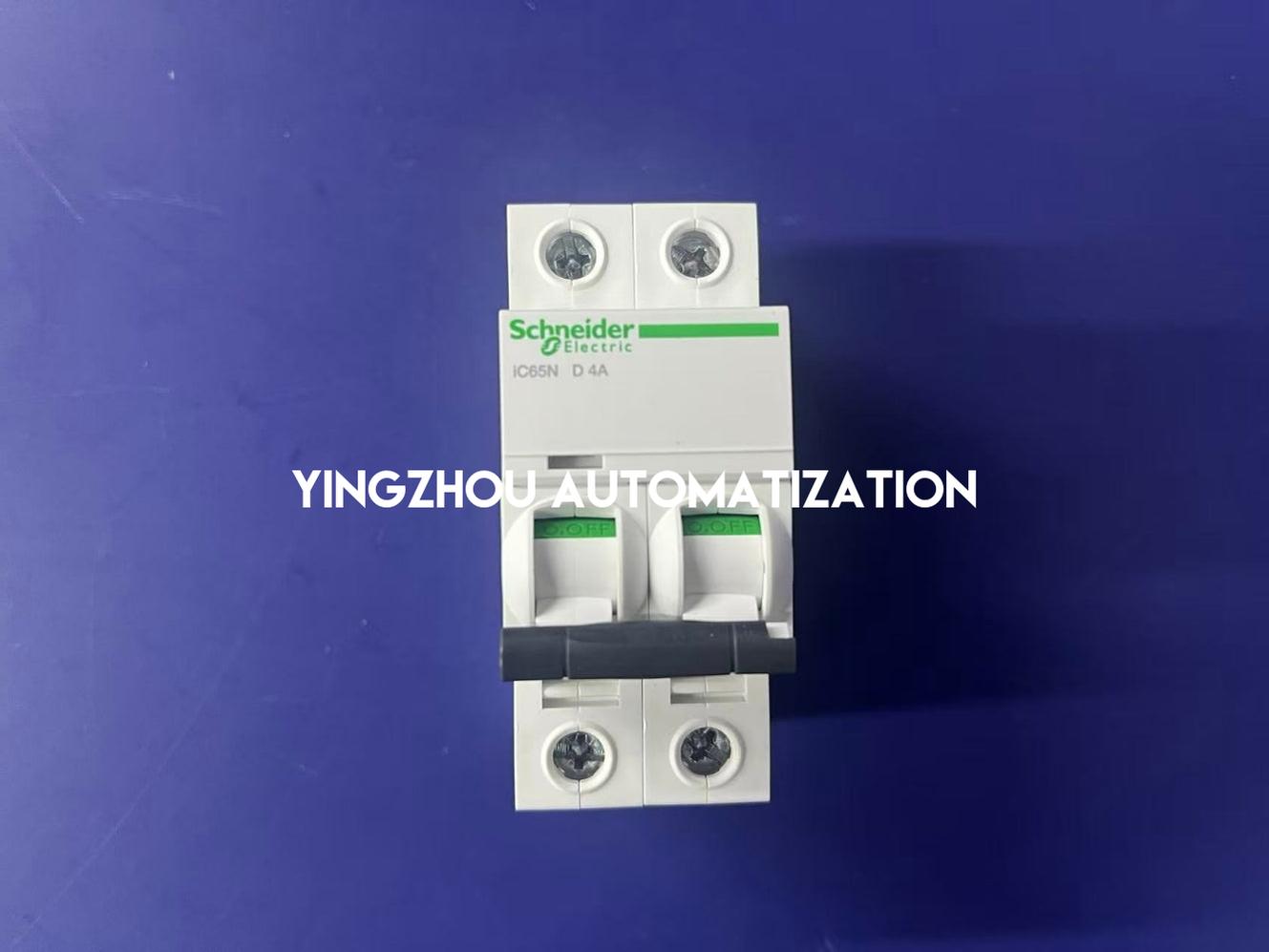 Schneider Electric A9F19204 Acti9 iC60N Circuit Breaker | 2-Pole, 4A, D-Curve, 6kA/10kA-vezhoo