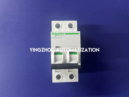 Schneider Electric A9F19204 Acti9 iC60N Circuit Breaker | 2-Pole, 4A, D-Curve, 6kA/10kA-vezhoo