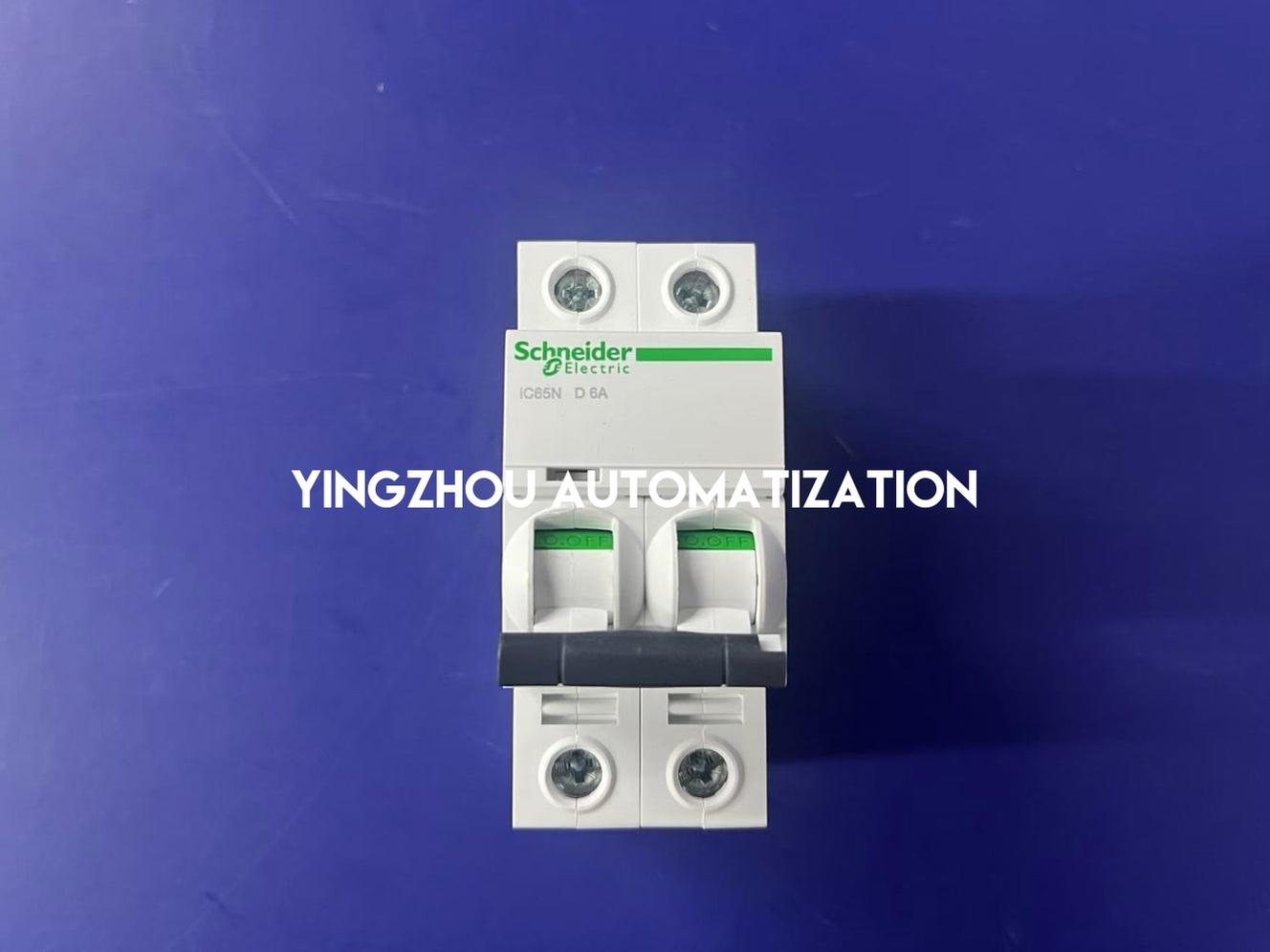 Schneider Electric A9F19206 Acti9 iC60N Circuit Breaker | 2-Pole, 6A, D-Curve, 6kA/10kA-vezhoo