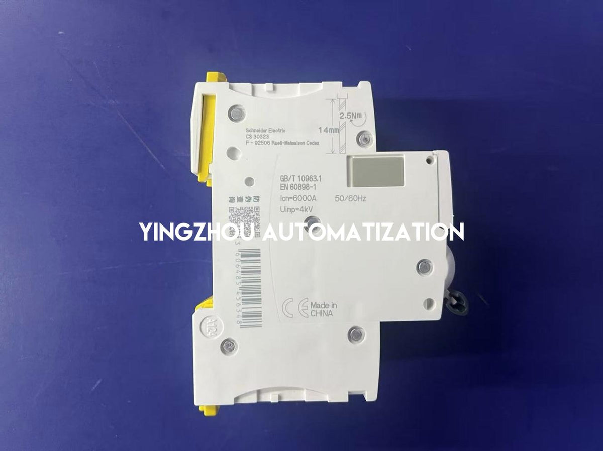 Schneider Electric A9F19210 Acti9 iC60N Circuit Breaker | 2-Pole, 10A, D-Curve, 6kA/10kA-vezhoo