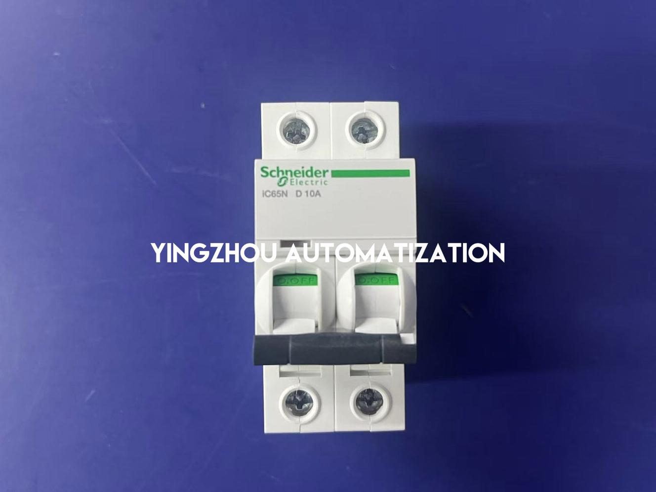 Schneider Electric A9F19210 Acti9 iC60N Circuit Breaker | 2-Pole, 10A, D-Curve, 6kA/10kA-vezhoo