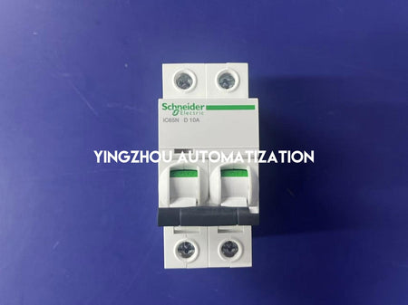 Schneider Electric A9F19210 Acti9 iC60N Circuit Breaker | 2-Pole, 10A, D-Curve, 6kA/10kA-vezhoo