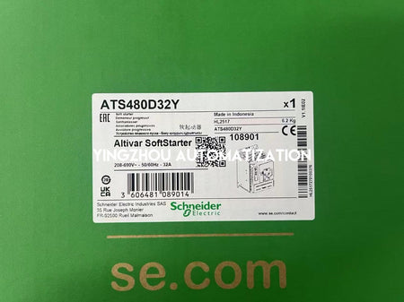 Schneider Electric ATS480D32Y Altistart 480 Soft Starter | 32A, 208-690V AC, Advanced Motor Protection-vezhoo