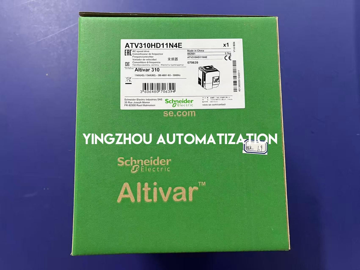 Schneider Electric ATV310HD11N4E Easy Altivar 310 VFD | 11kW, 15HP, 380-460V, 3-Phase Variable Speed Drive-vezhoo
