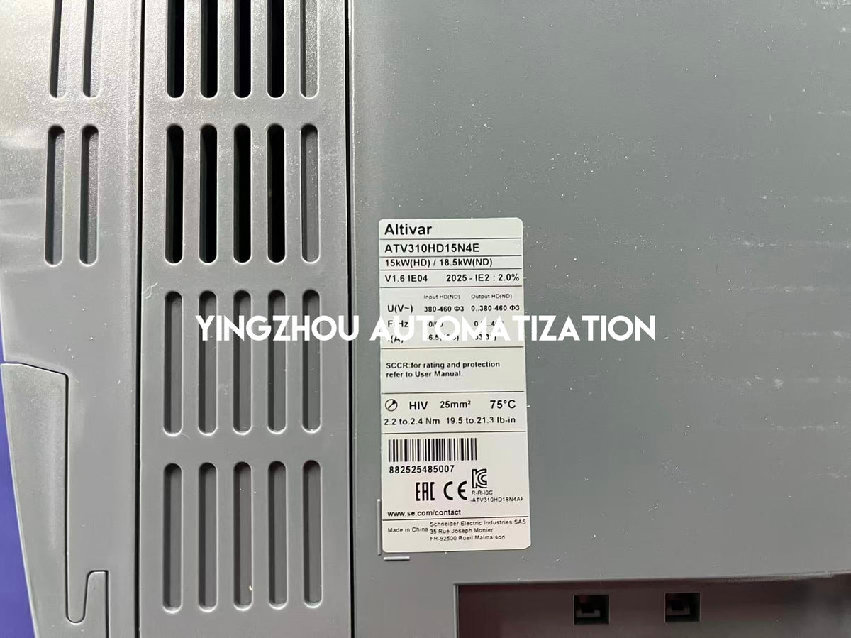 Schneider Electric ATV310HD15N4E Easy Altivar 310 VFD | 15kW, 20HP, 380-460V, 3-Phase Variable Speed Drive-vezhoo