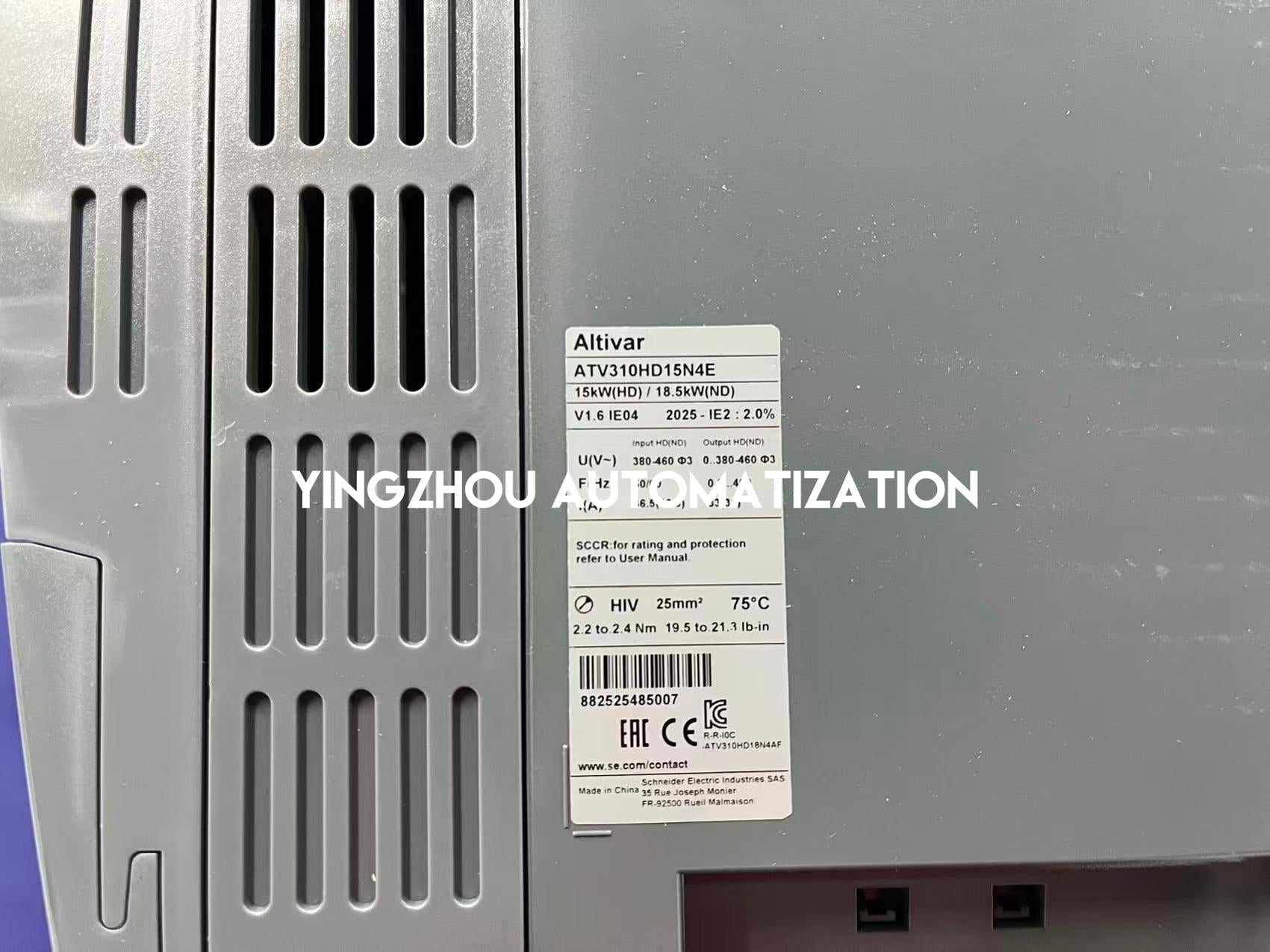 Schneider Electric ATV310HD15N4E Easy Altivar 310 VFD | 15kW, 20HP, 380-460V, 3-Phase Variable Speed Drive-vezhoo