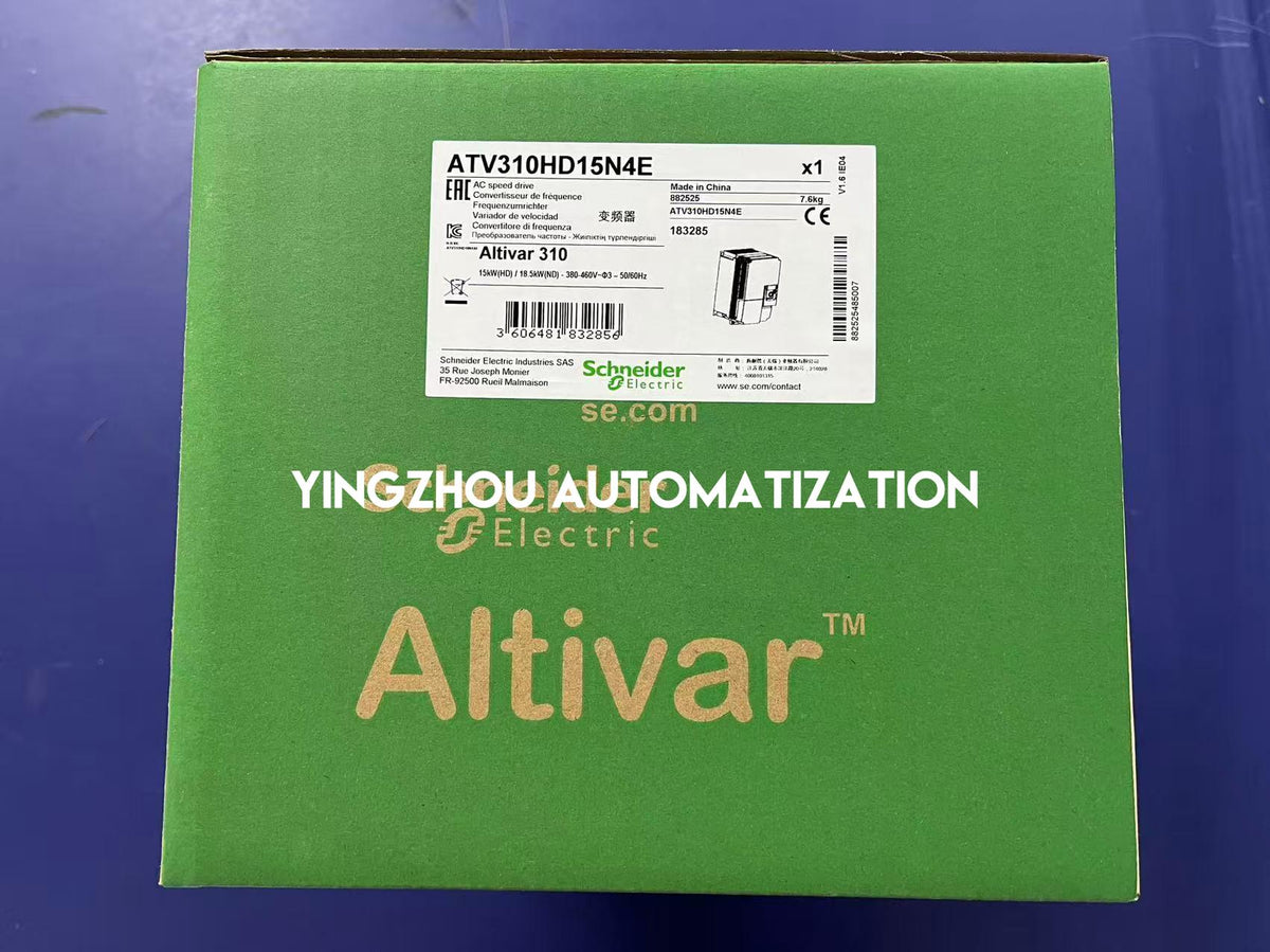 Schneider Electric ATV310HD15N4E Easy Altivar 310 VFD | 15kW, 20HP, 380-460V, 3-Phase Variable Speed Drive-vezhoo