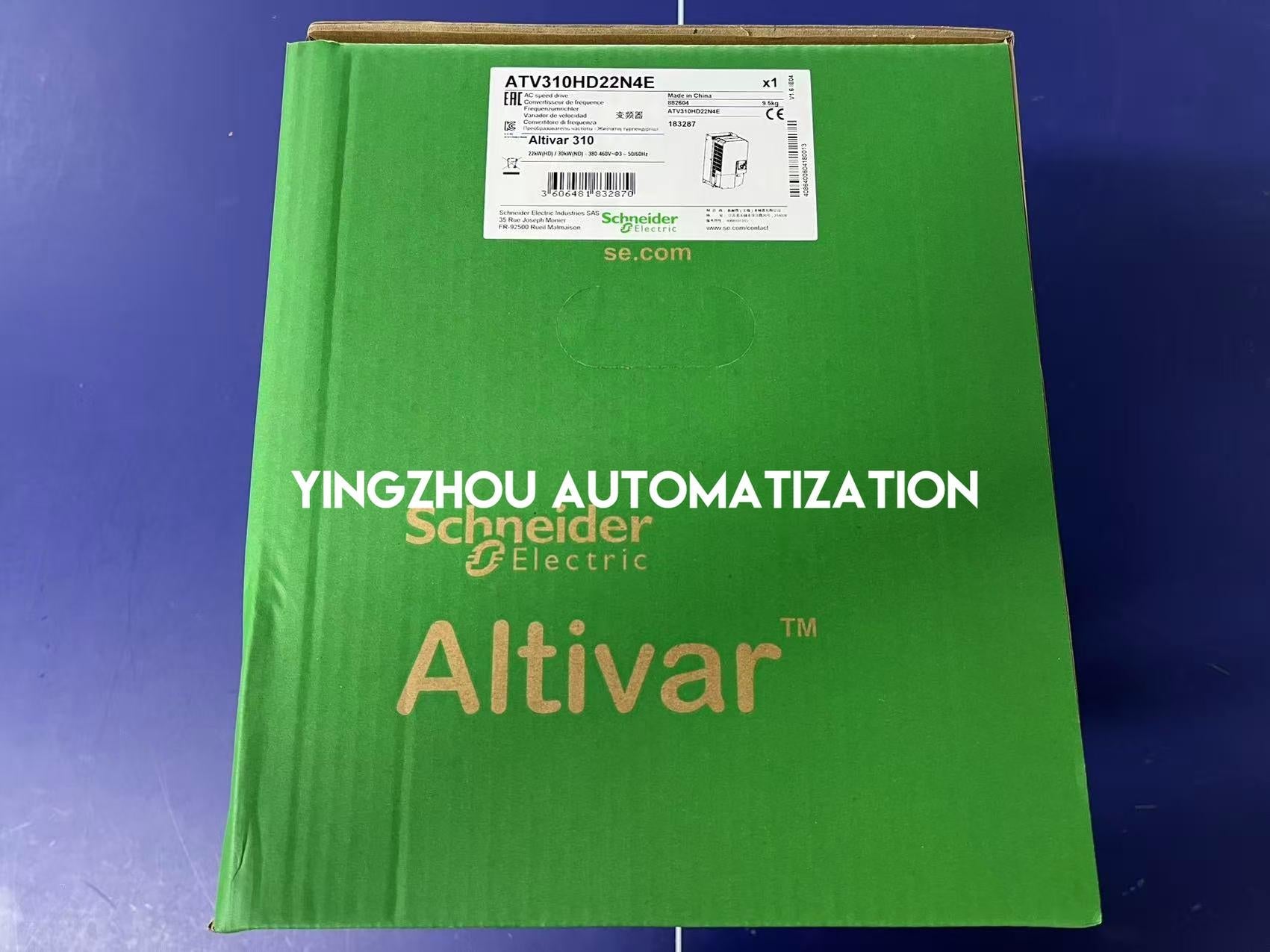 Schneider Electric ATV310HD22N4E Easy Altivar 310 VFD | 22kW, 30HP, 380-460V, 3-Phase Variable Speed Drive-vezhoo