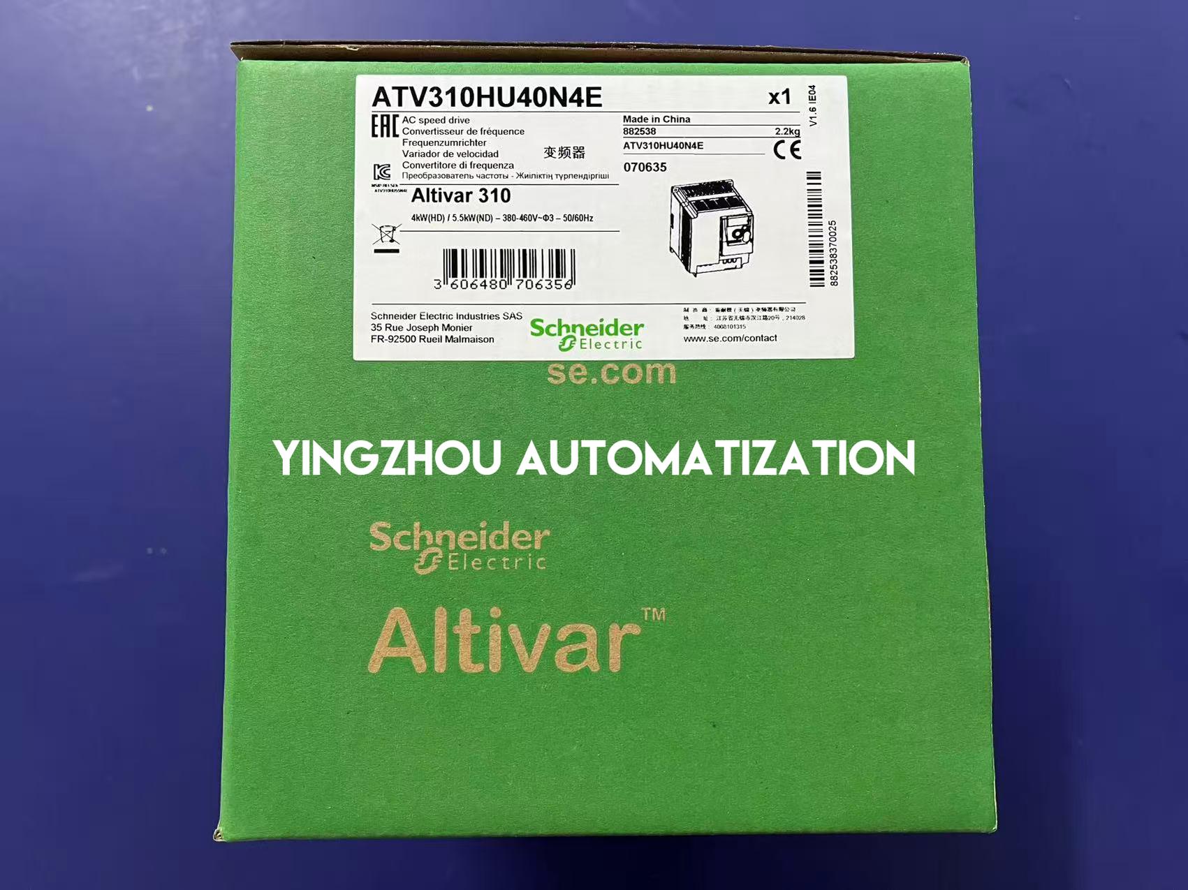 Schneider Electric ATV310HU40N4E Easy Altivar 310 VFD | 4kW, 5.5HP, 380-460V, 3-Phase Variable Speed Drive-vezhoo