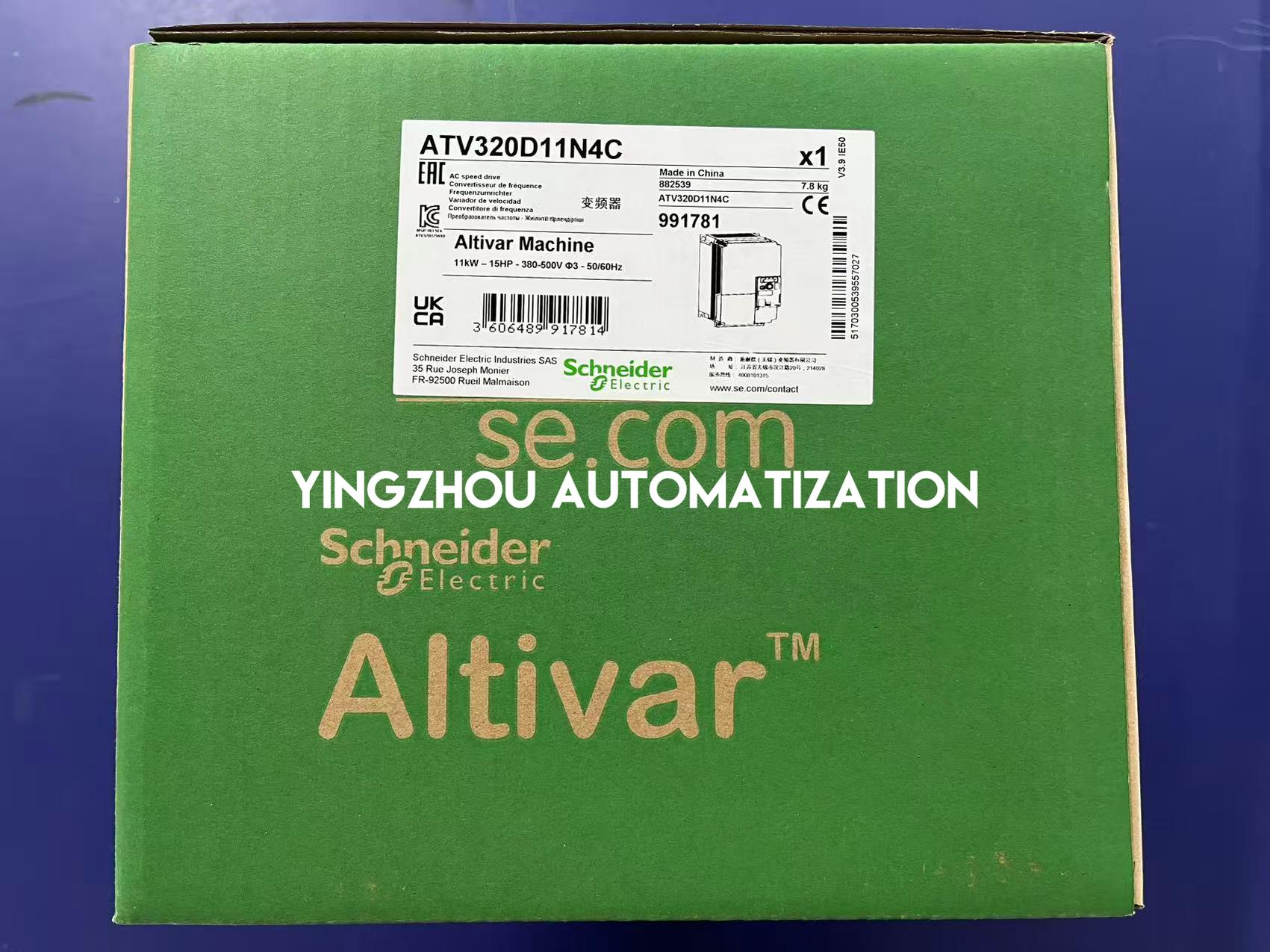 Schneider Electric ATV320D11N4C Altivar Machine VFD | 11kW, 15HP, 380-500V, 3-Phase Compact Drive-vezhoo