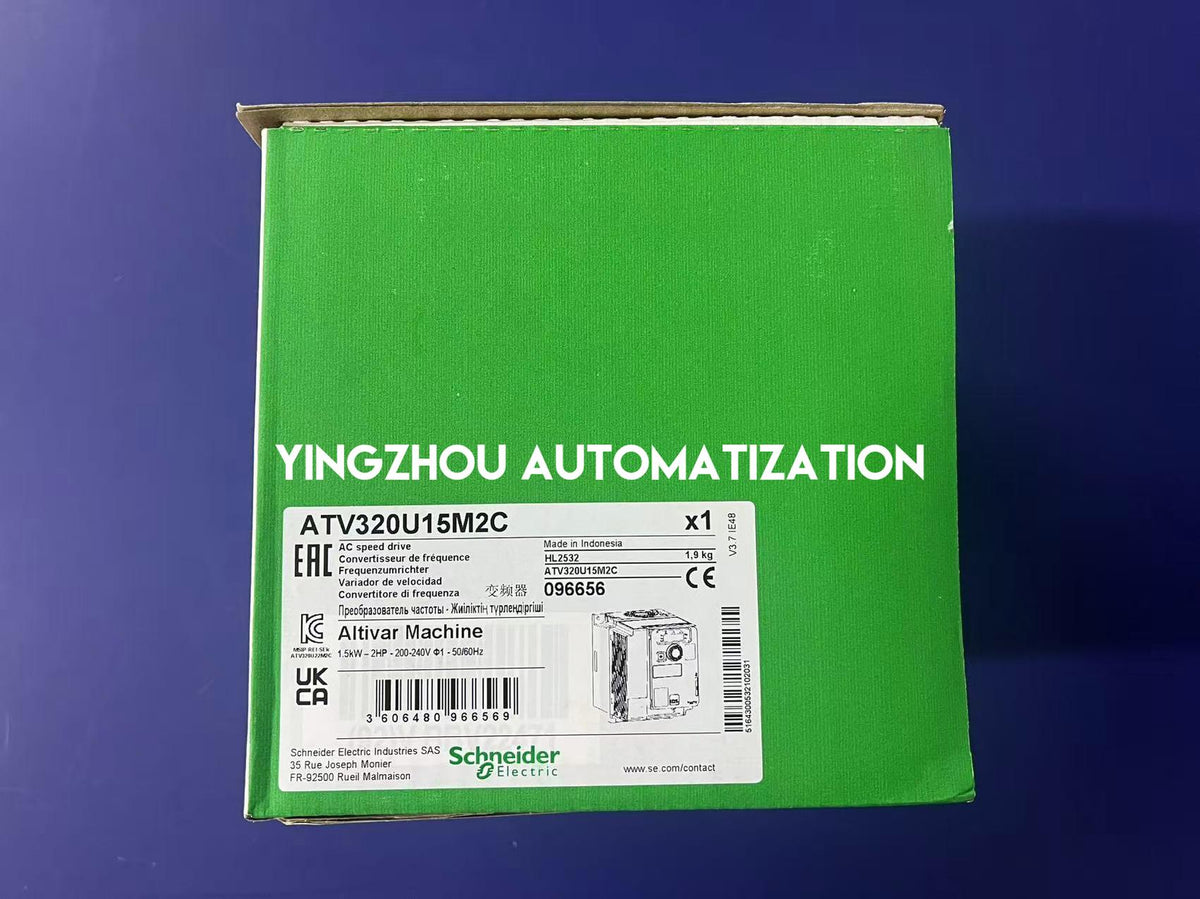 Schneider Electric ATV320U15M2C Altivar Machine VFD | 1.5kW, 2HP, 200-240V Single Phase, Compact-vezhoo