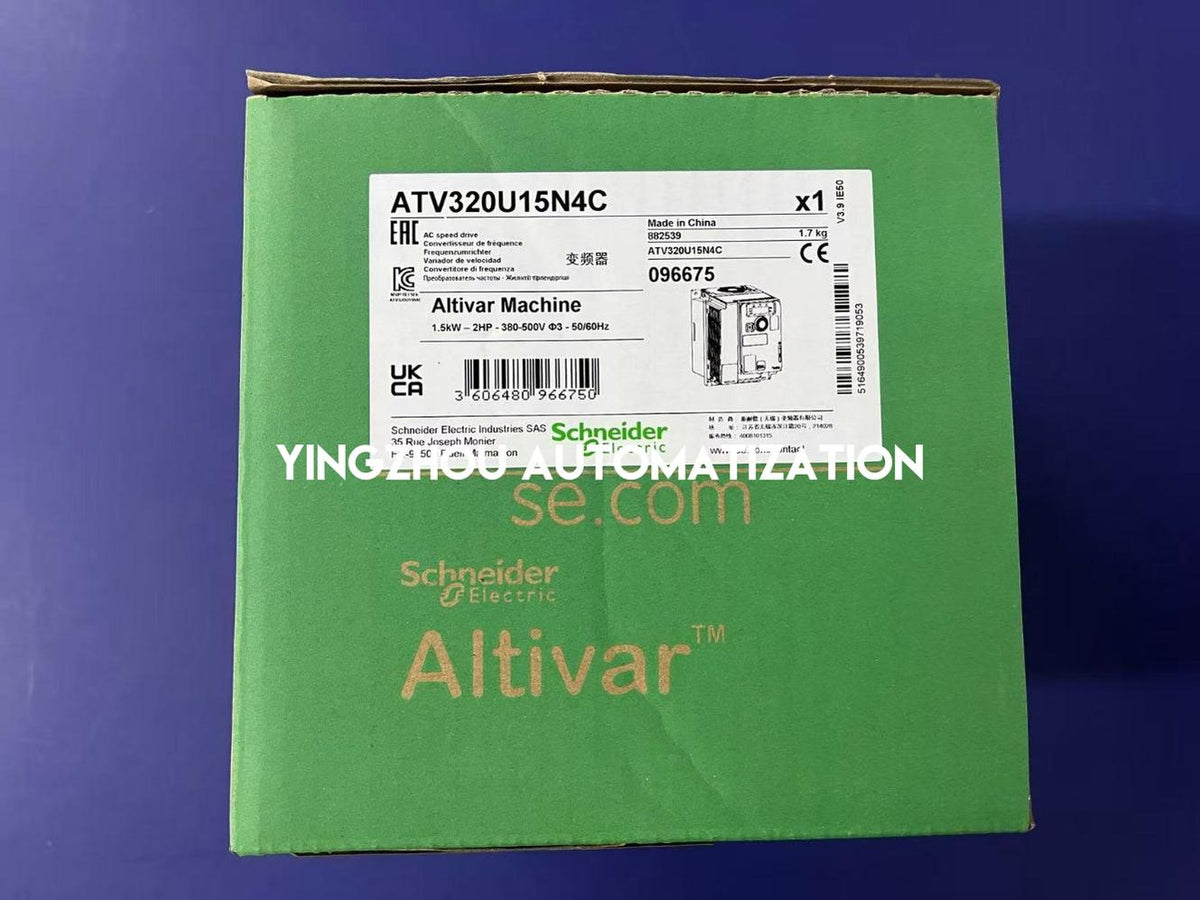 Schneider Electric ATV320U15N4C Altivar Machine VFD | 1.5kW, 2HP, 380-500V 3-Phase, Compact-vezhoo