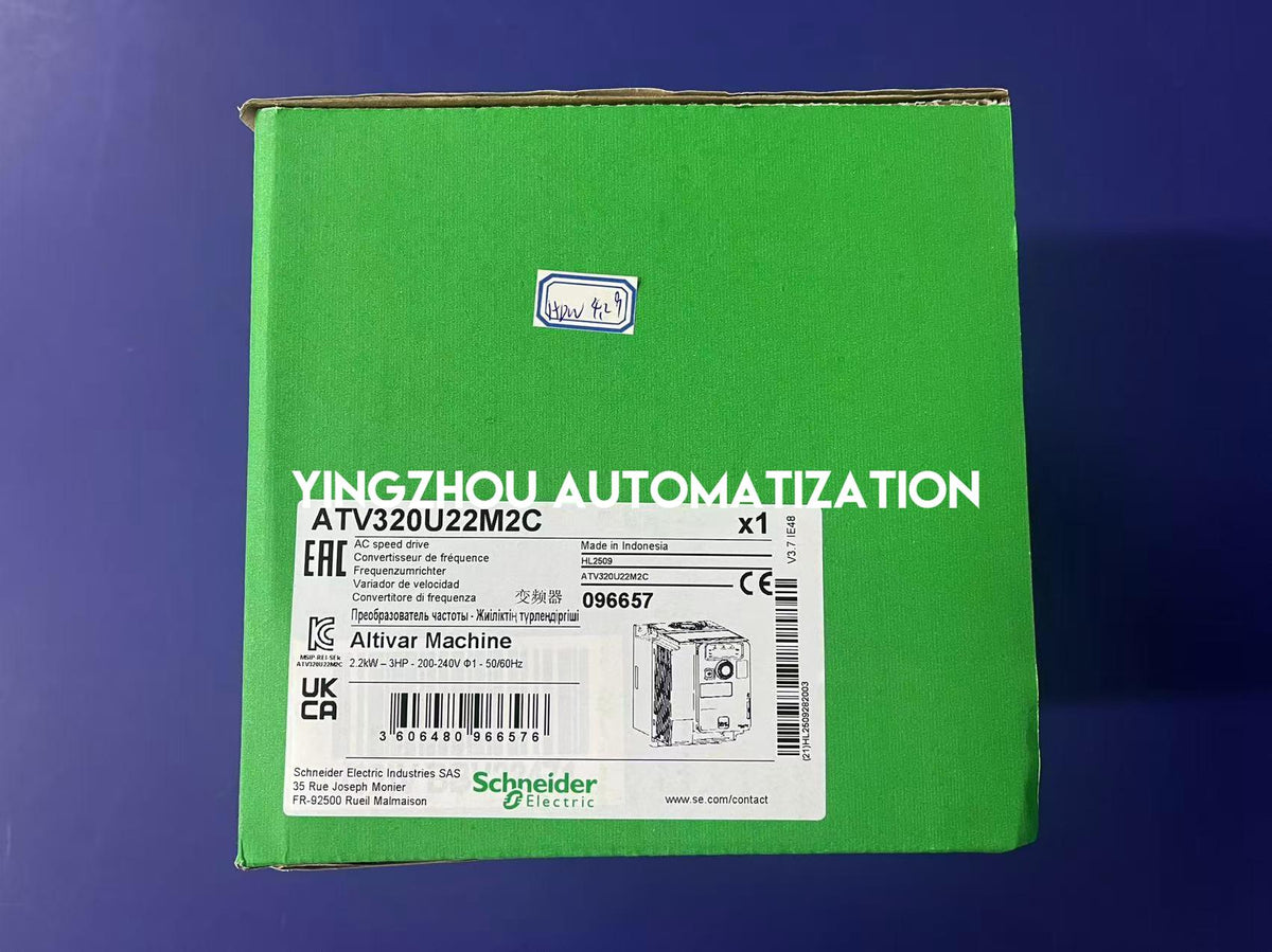 Schneider Electric ATV320U22M2C Altivar Machine VFD | 2.2kW, 3HP, 200-240V Single Phase, Compact-vezhoo