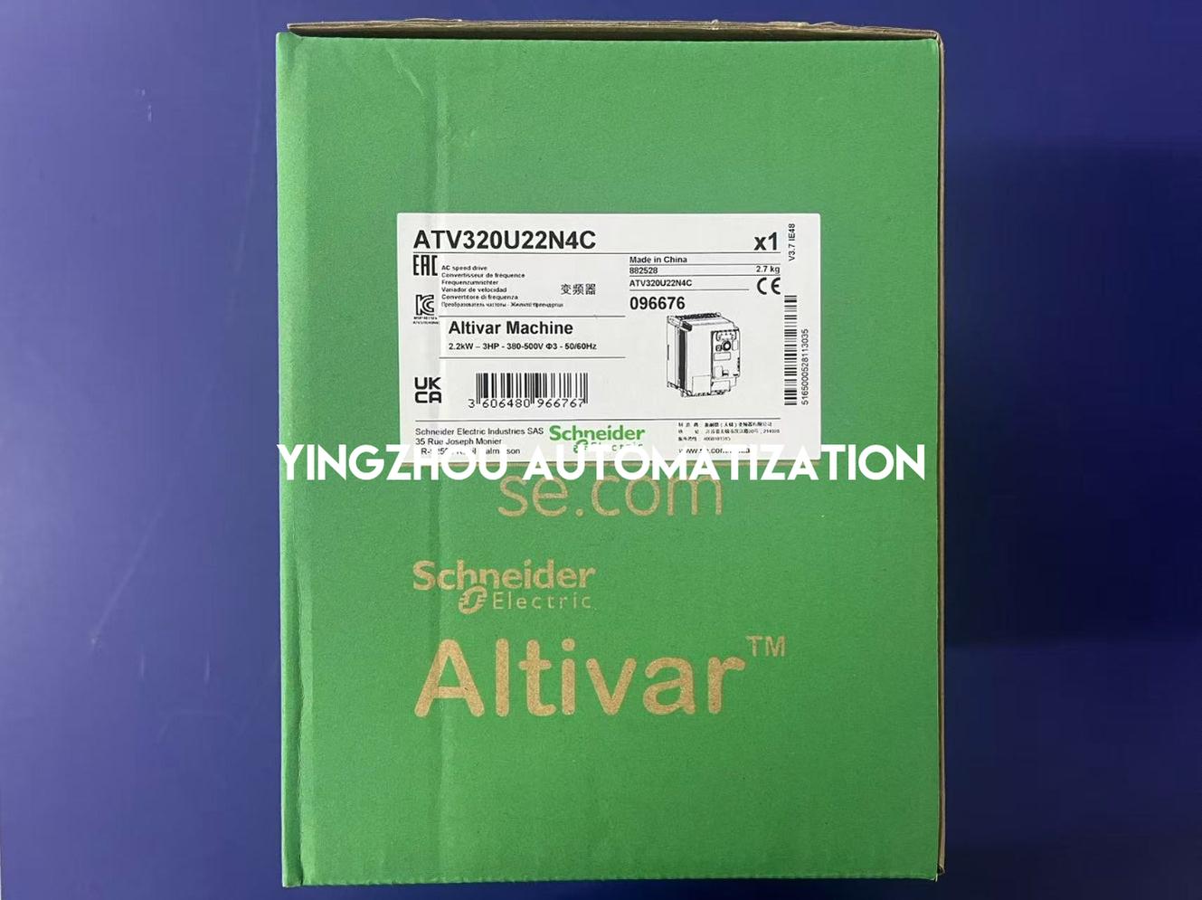 Schneider Electric ATV320U22N4C Altivar 320 VFD - 2.2kW (3.0HP) 380-500V 3-Phase | Compact Book Form | Brand New Original-vezhoo