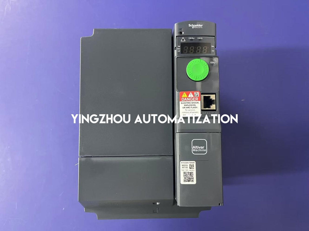 Schneider Electric ATV320U75N4B Altivar Machine VFD | 7.5kW, 10HP, 380-500V 3-Phase, Book Format-vezhoo