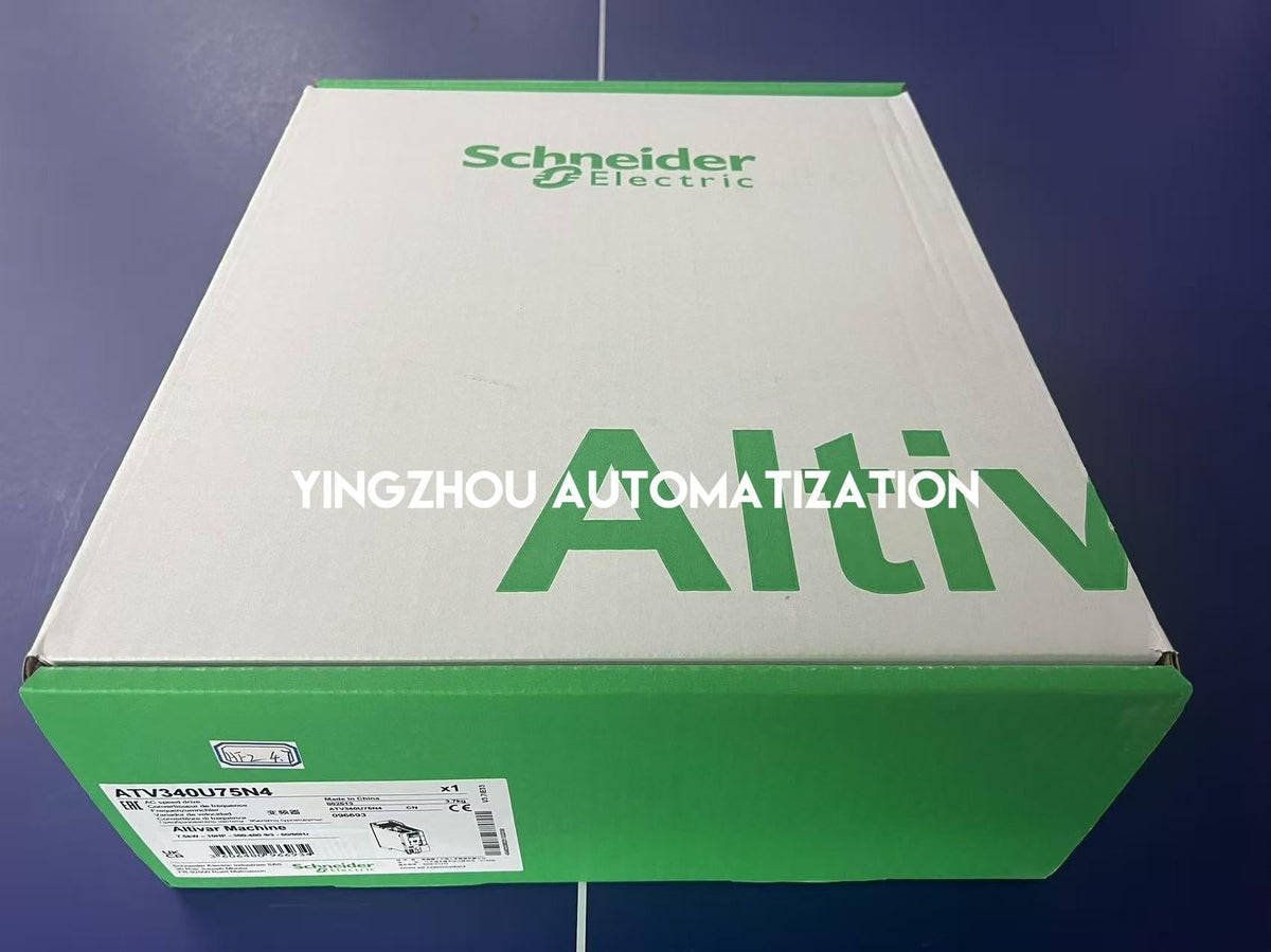 Schneider Electric ATV340U75N4 Altivar Machine VFD | 7.5kW, 10HP, 380-480V 3-Phase, High Performance-vezhoo