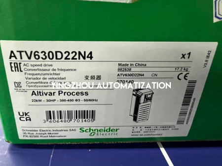 Schneider Electric ATV630D22N4 Altivar Process 630 VFD - 22kW (30HP) 380-480V 3-Ph | Brand New Original Sealed-vezhoo
