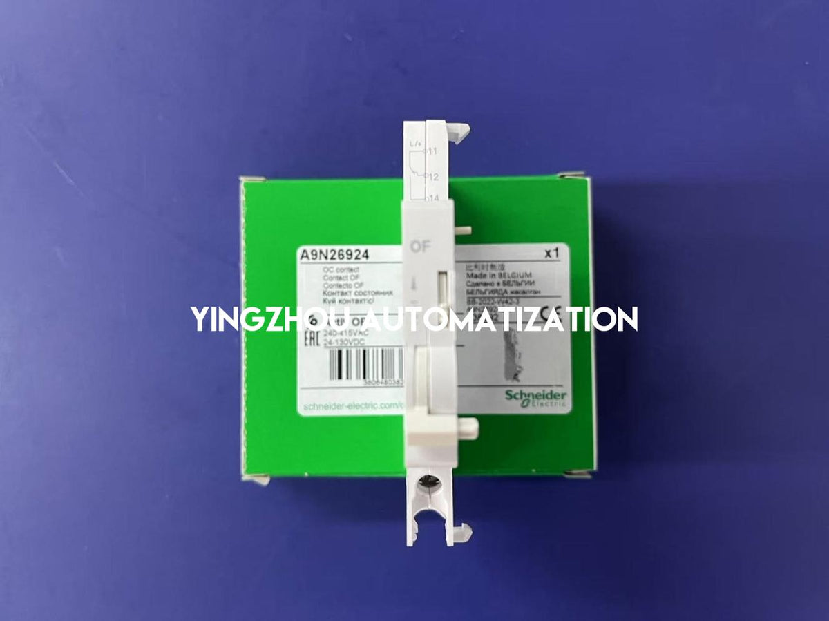 Schneider Electric Acti9 A9N26924 OF Auxiliary Contact | Open/Close Status Indicator, 100mA to 6A-vezhoo